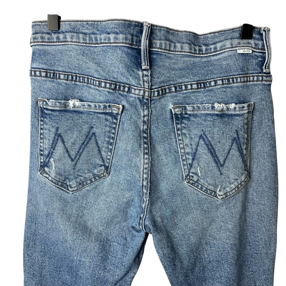 Mother The Insider Ankle Jeans Distressed Ankle and Doom Wash Size 29 Denim - Picture 5 of 8